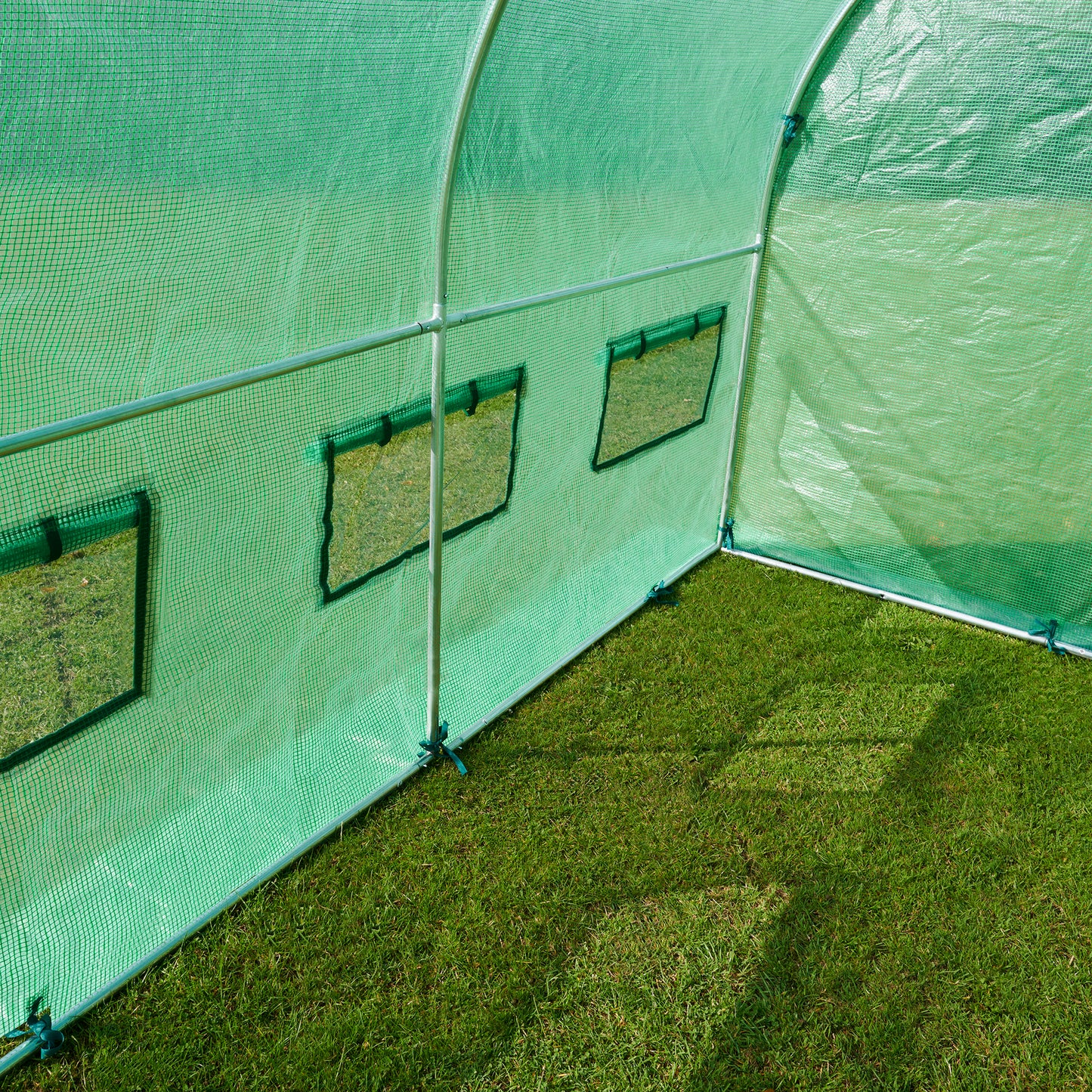 4m Replacement Polytunnel Greenhouse Cover - Zip Door